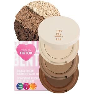 KajaBeautyBentoEyeshadowTrio – Creamy, Blendable Matte &Shimmer-0.13oz-Neutral M